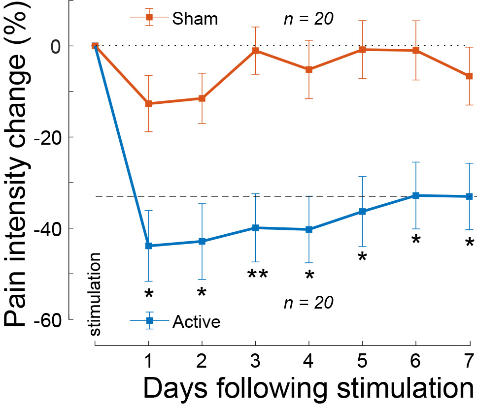 Chronic pain Phase 2 clinical trial complete and published